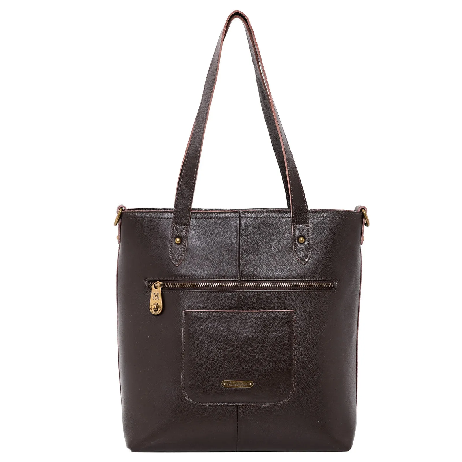 MWL-G015 Montana West Real Leather Safety Travel Tote/Crossbody
