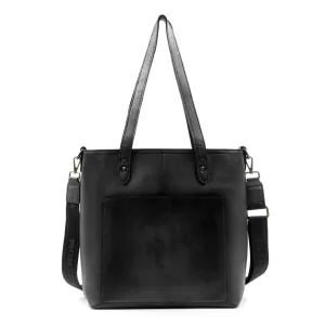 MWL-G015 Montana West Real Leather Safety Travel Tote/Crossbody