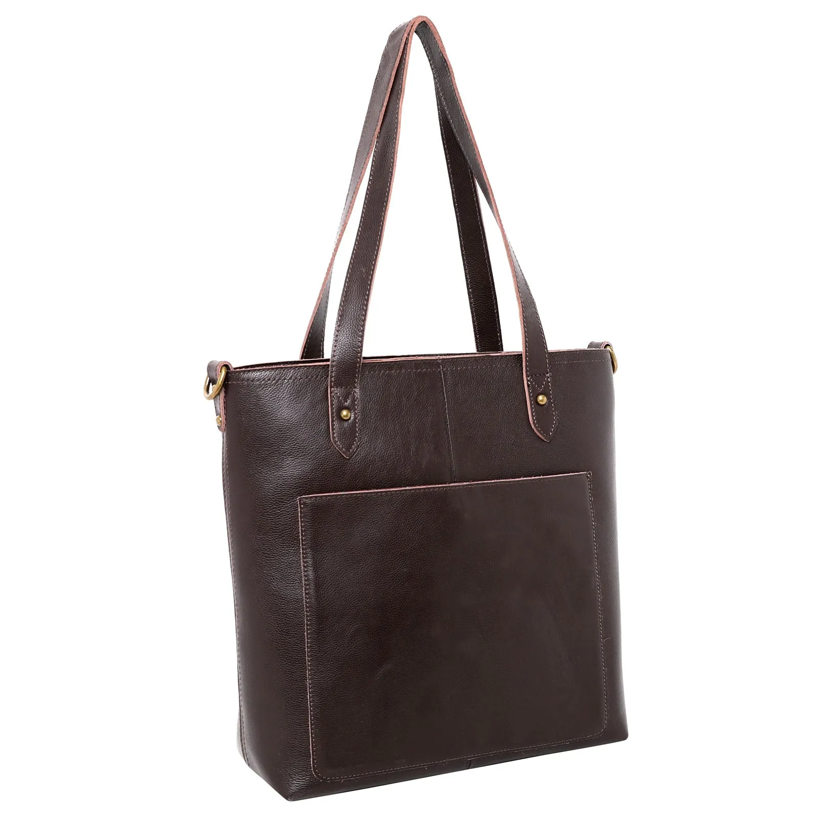 MWL-G015 Montana West Real Leather Safety Travel Tote/Crossbody