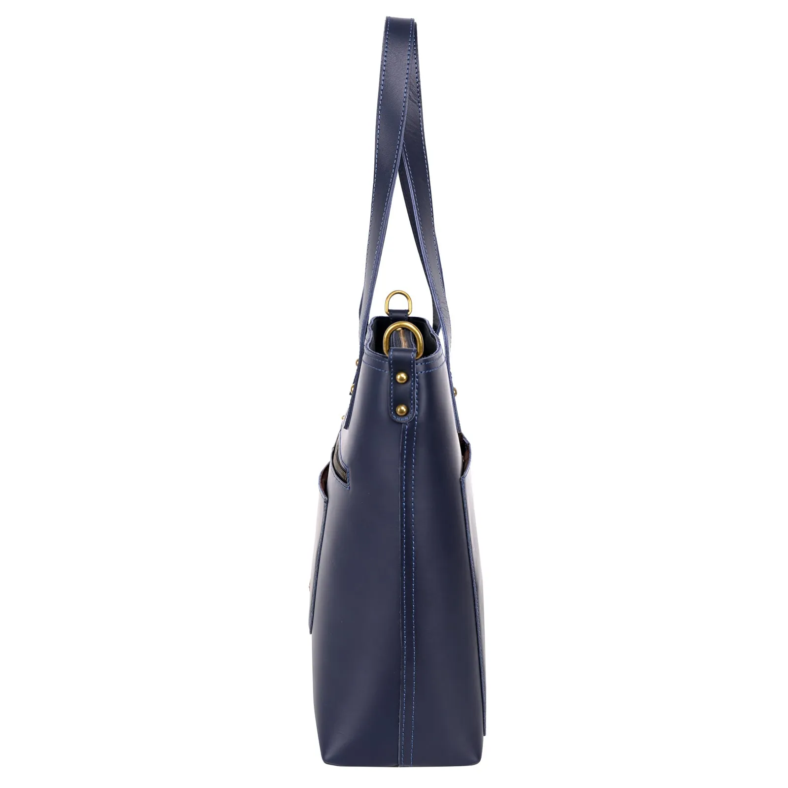 MWL-G015 Montana West Real Leather Safety Travel Tote/Crossbody