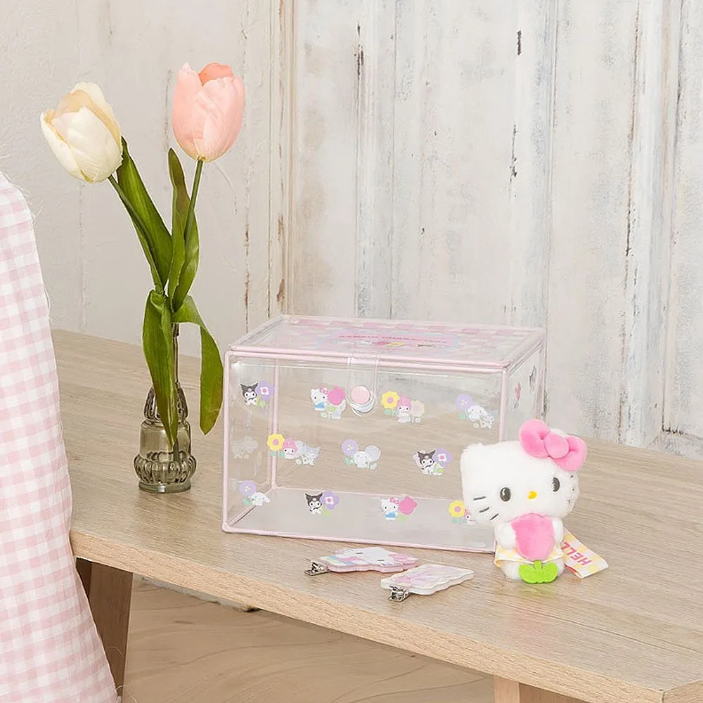 My Melody Plush Mascot Keychain :Pastel Check