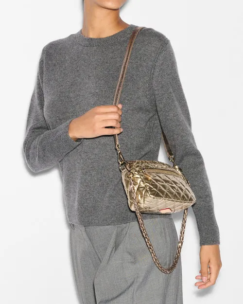 MZ Wallace - Mini Crosby (Antique Gold Metallic)