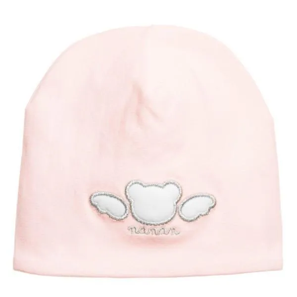 Nanan Pink Angel Bear Design Hat