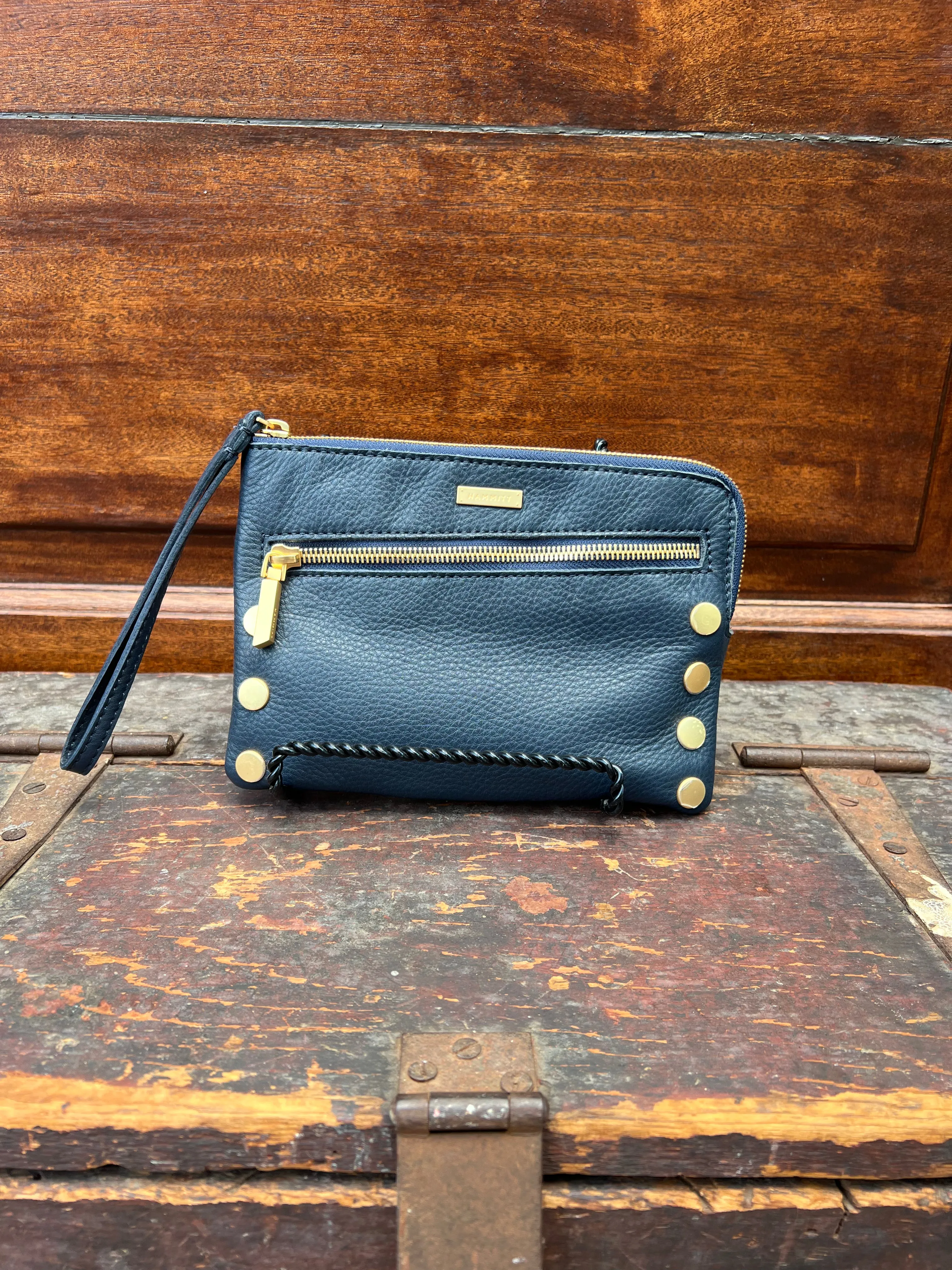 Nash Small-Navy Tide/ Brushed Gold