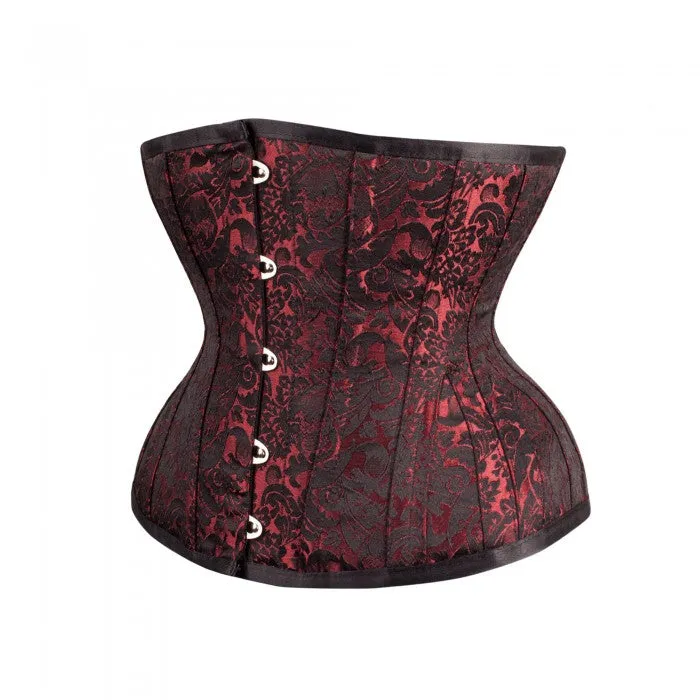 Nathalia Steel Boned Waist Taiming Corset With Hip Gores