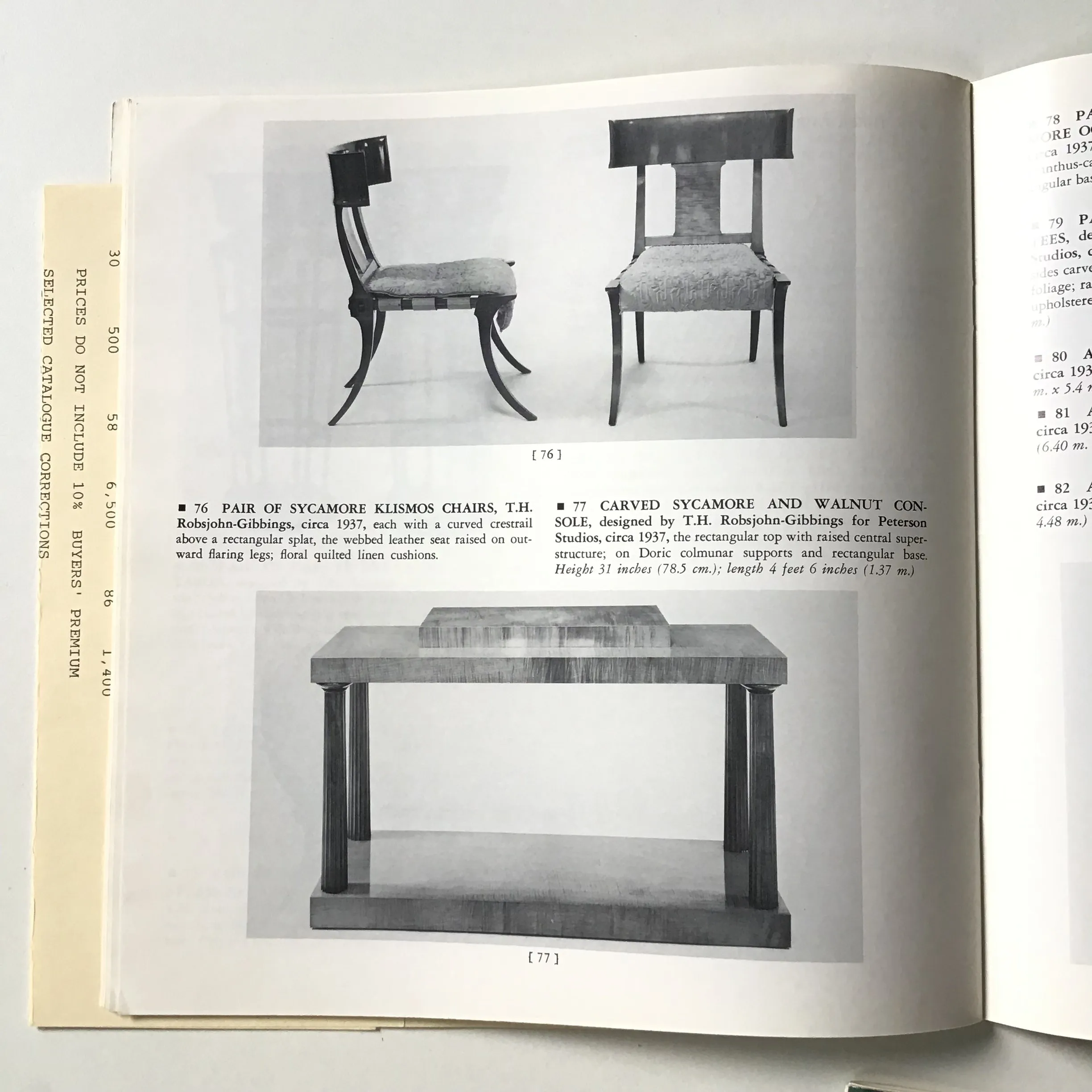 Neo-Classical Art Moderne Furniture by T.H. Robsjohn-Gibbings  Part One and Two