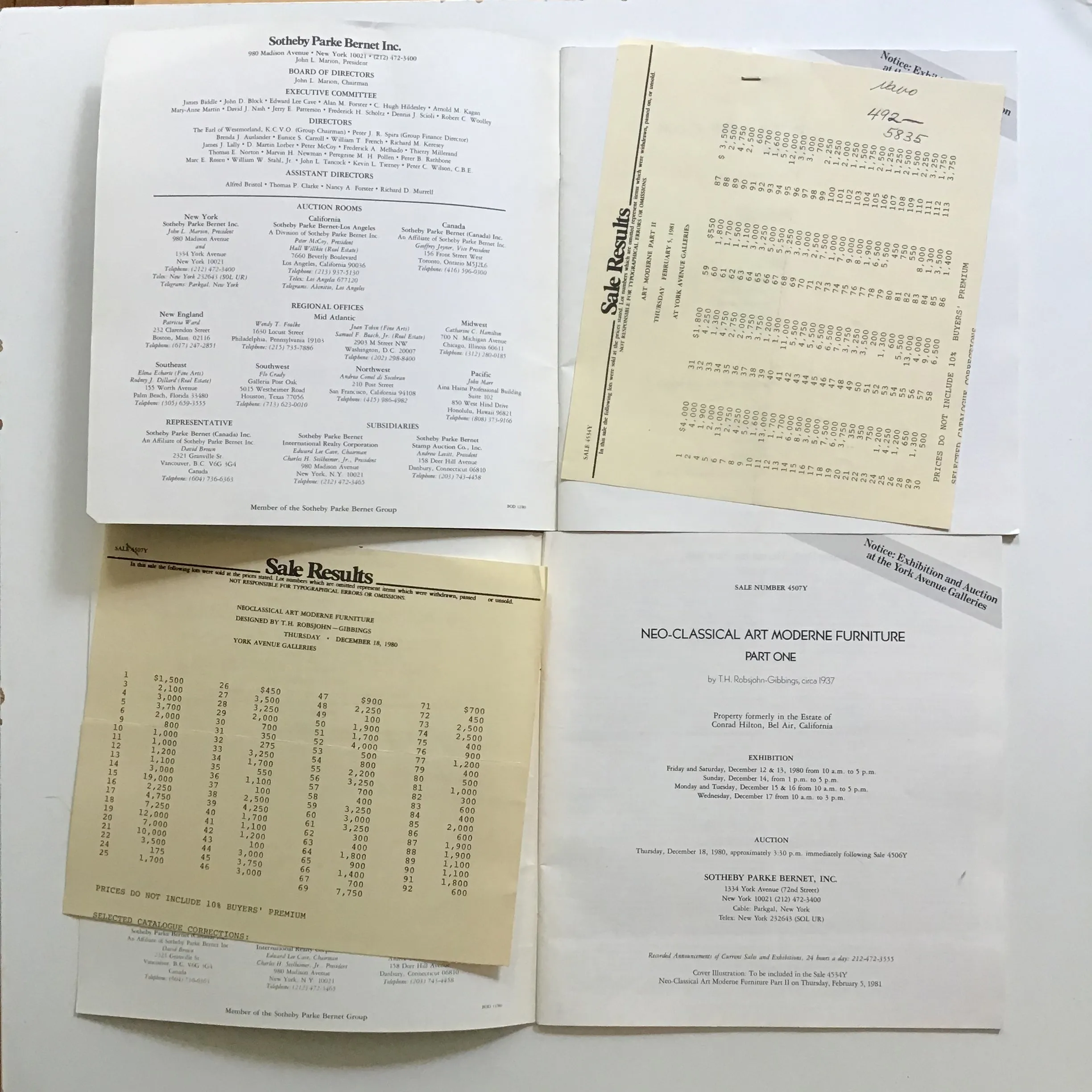 Neo-Classical Art Moderne Furniture by T.H. Robsjohn-Gibbings  Part One and Two