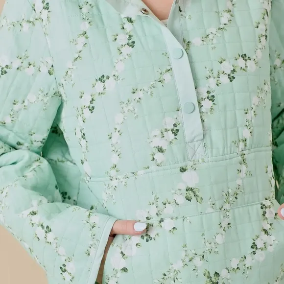 NEW The Lillian Sage Floral Jacket