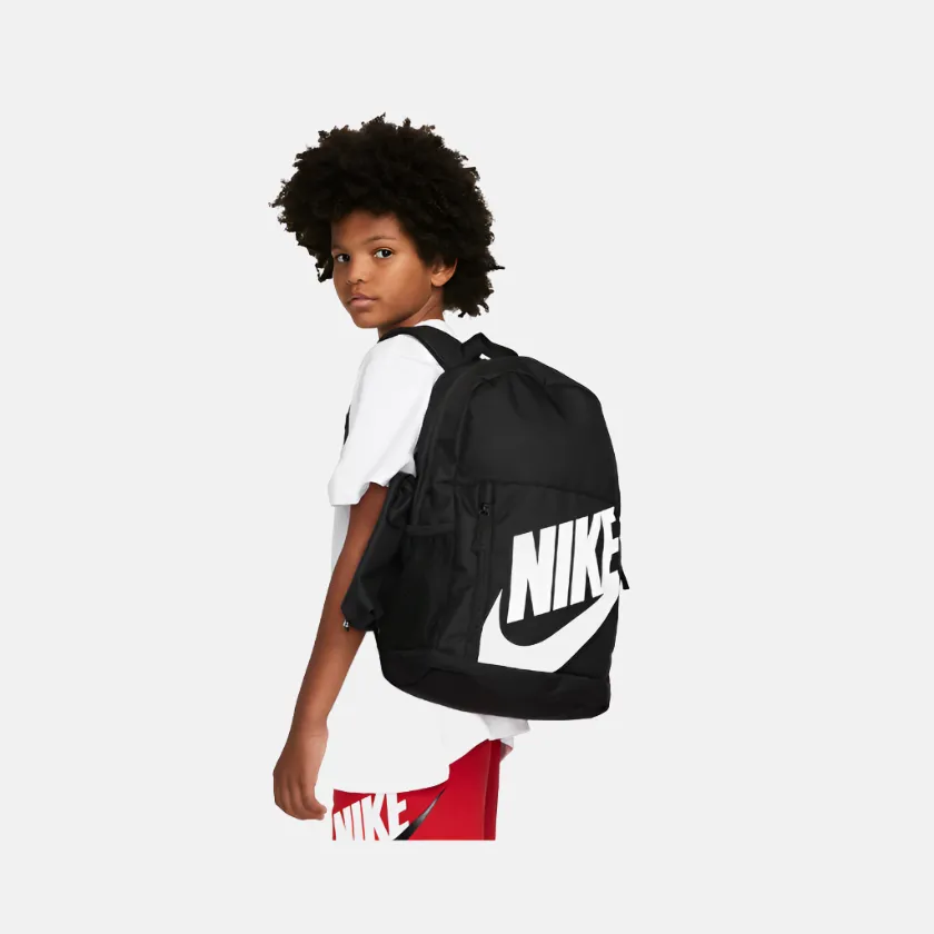 Nike Elemental Kids Backpack (20L) -Black/Black/White