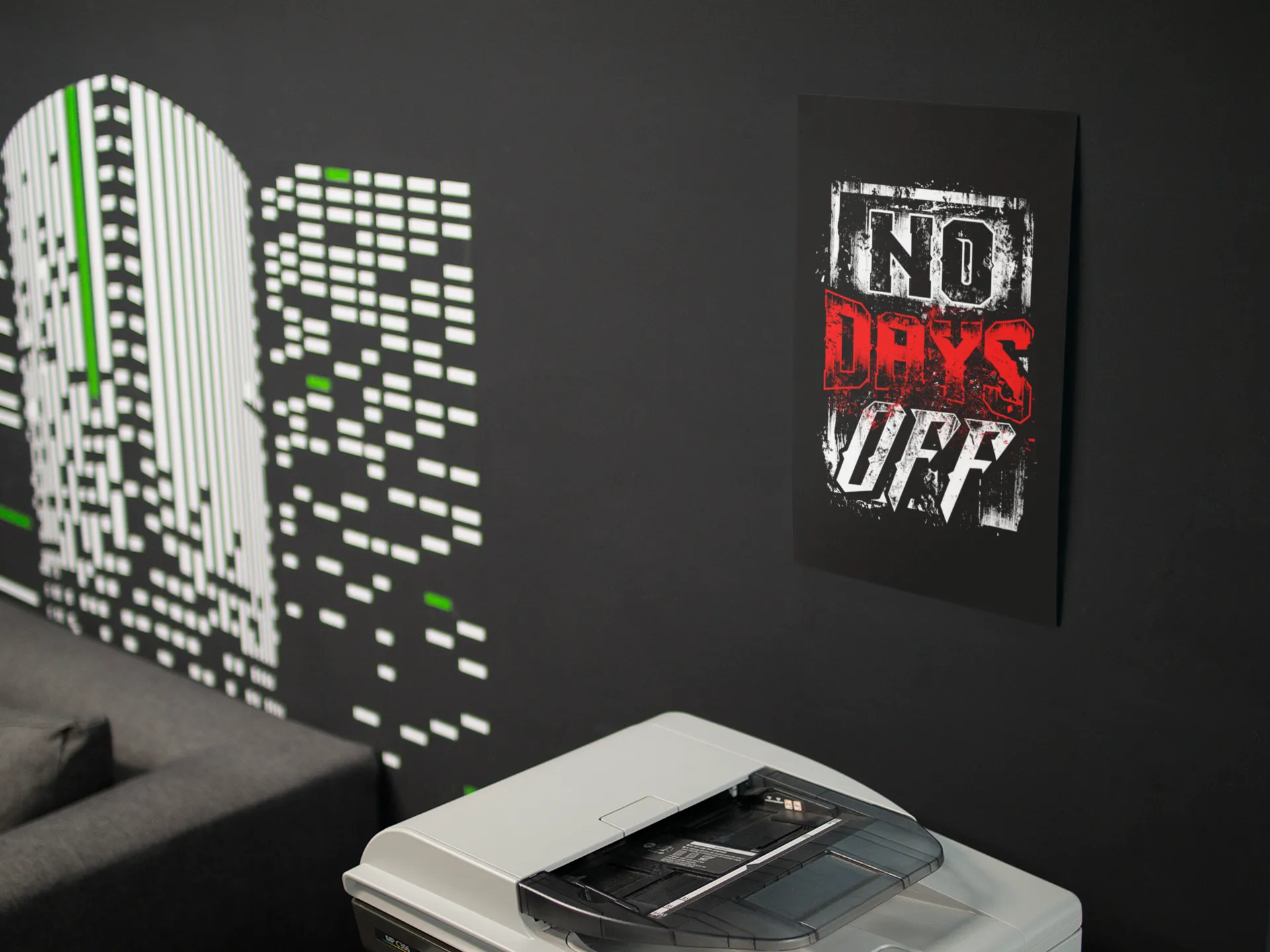 No Days Off | Canvas Art