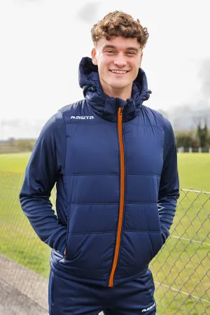 Nova Padded Jacket Navy/Orange