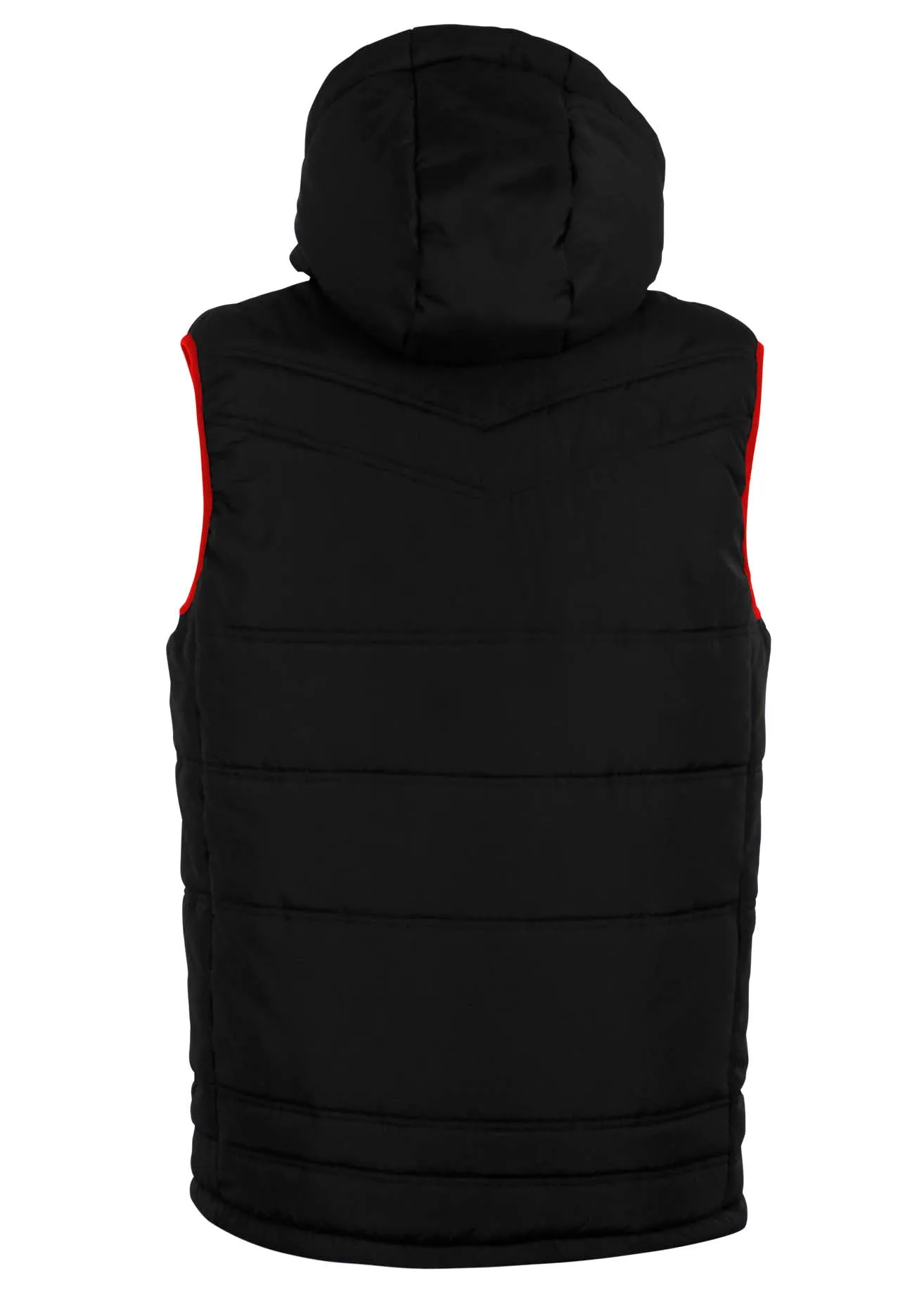 Nova Sleeveless Gilet Black/Red Kids
