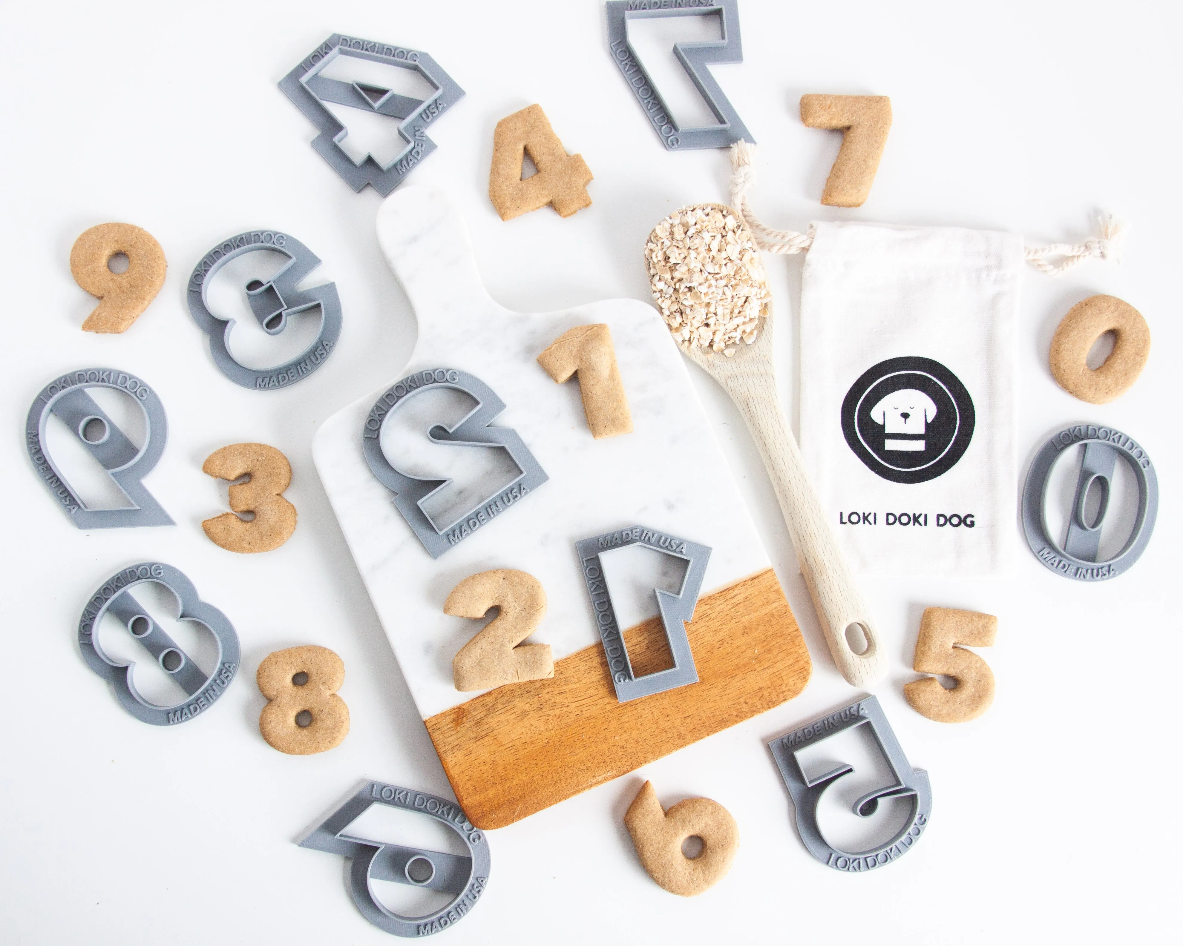 Number Shaped Cookie Cutters (Single Digits)