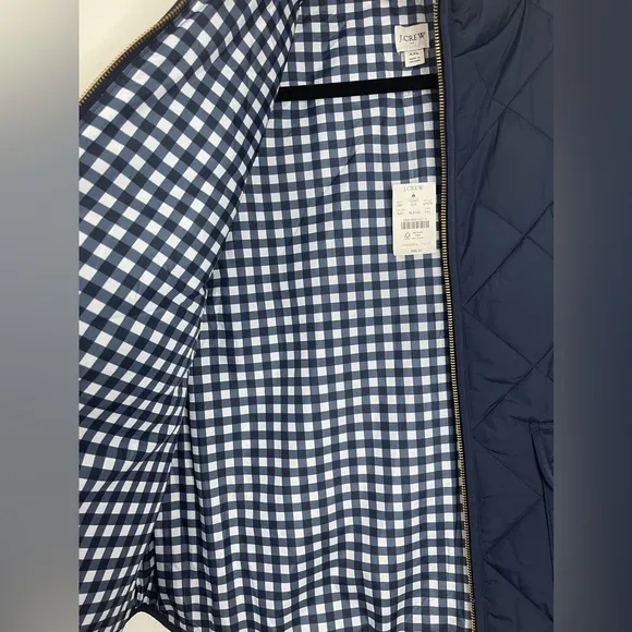 NWT J. Crew Excursion Quilted Down Vest Size XXL