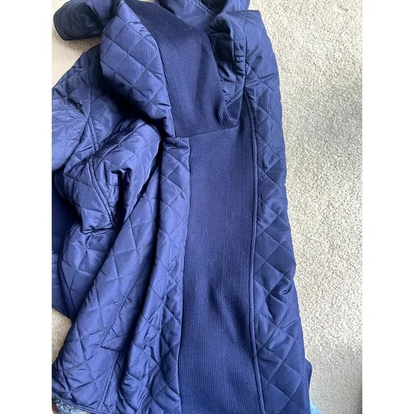 NWT Jones New York blue quilted light weight jacket size XL