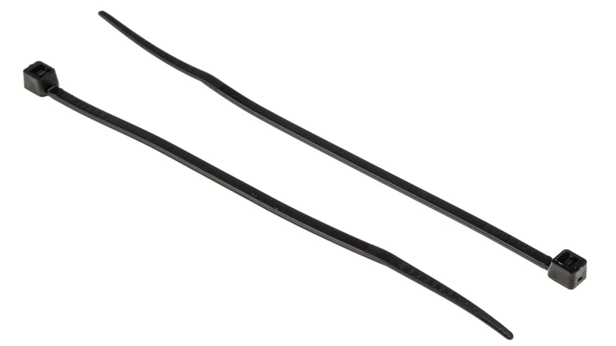 Nylon cable/zip tie wraps (Black/White)