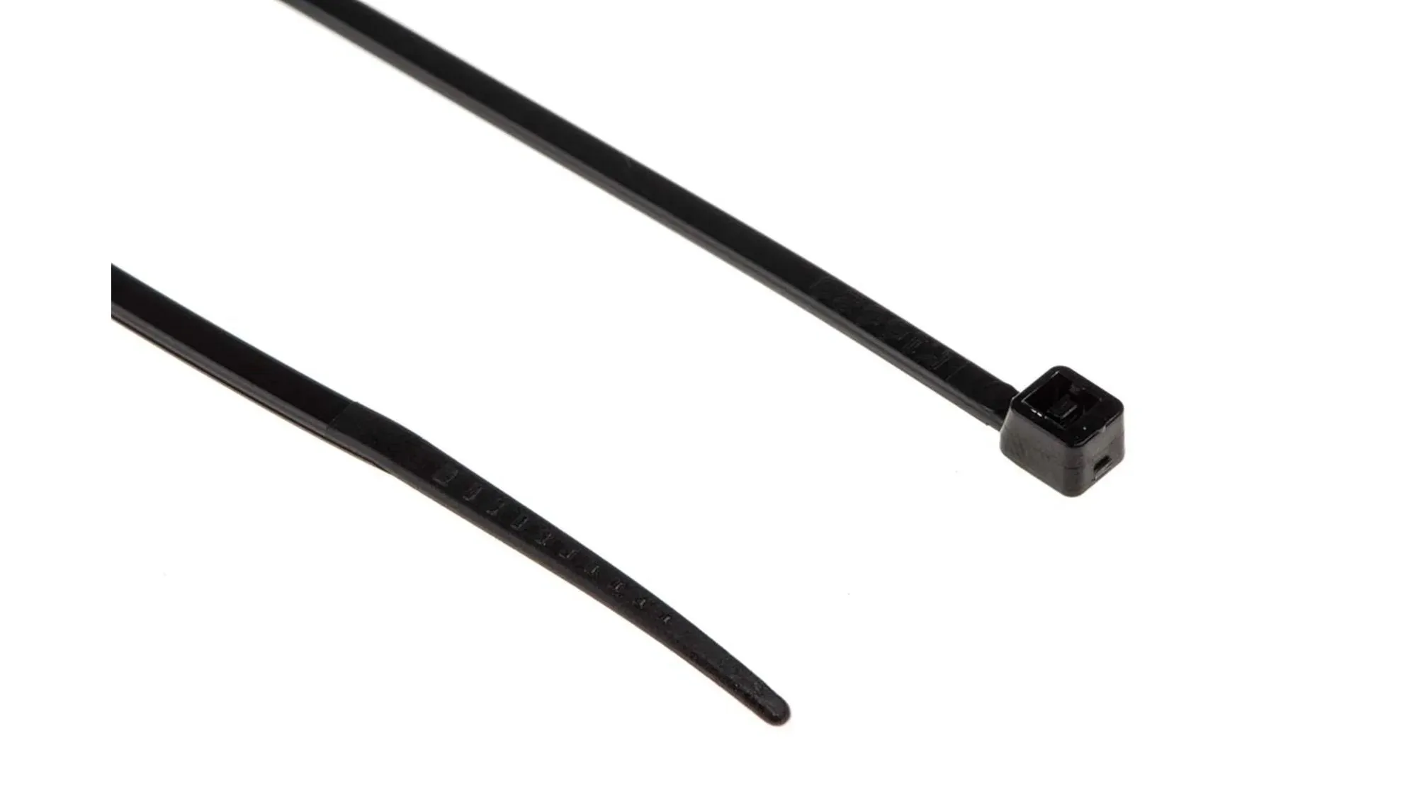 Nylon cable/zip tie wraps (Black/White)