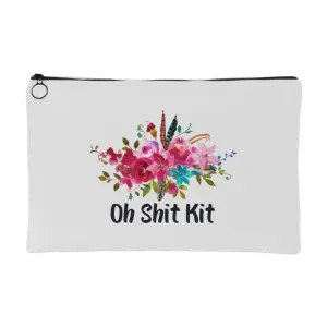 Oh Shit Kit Makeup Bag Cosmetic Floral Accessory Pouch Stage Mom Makeup Artist Gift