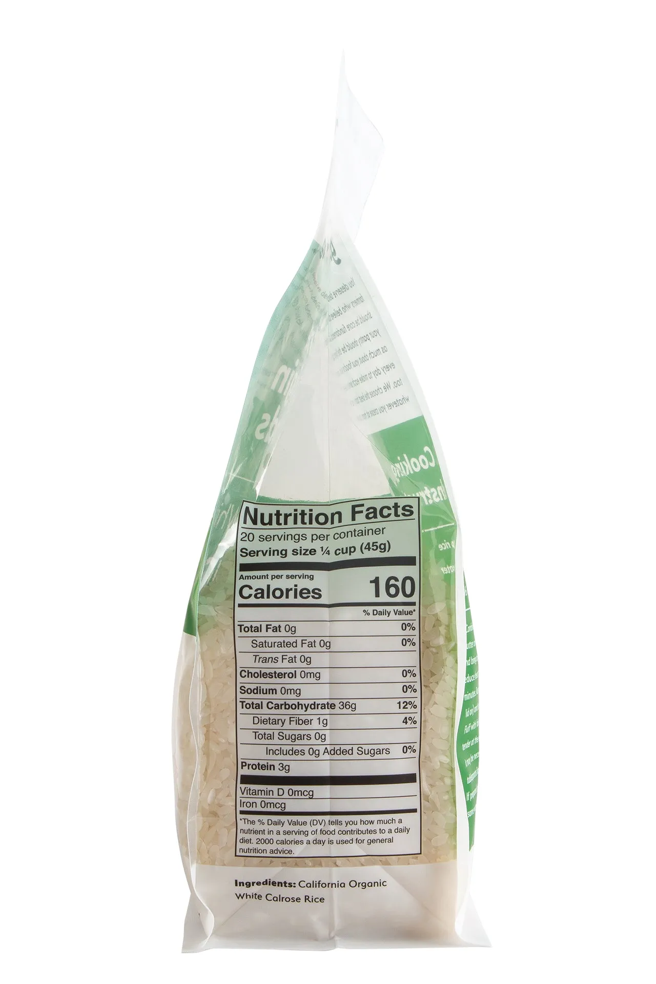 Organic White Calrose Rice - 2 lb. bag