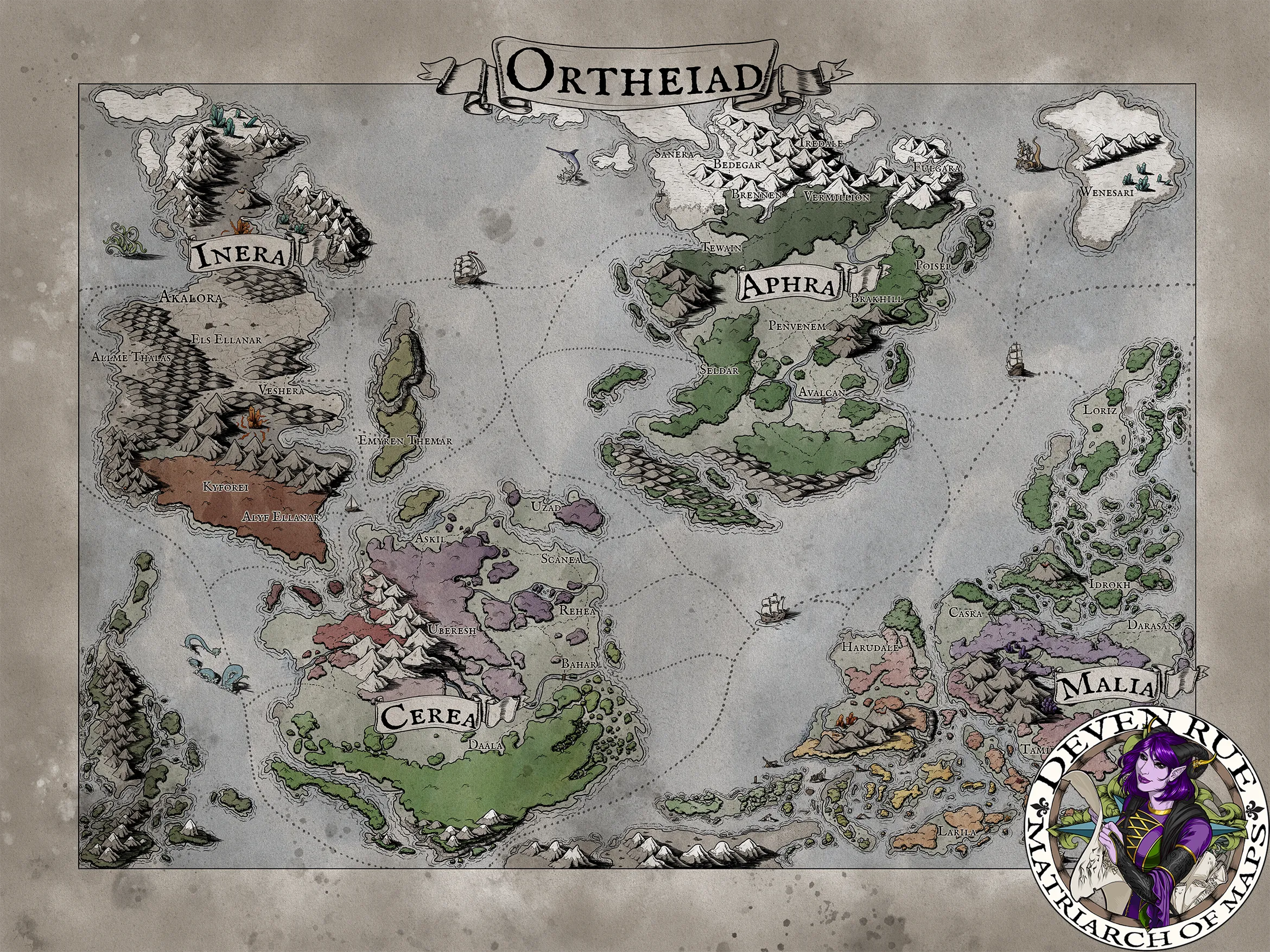 Ortheiad Map