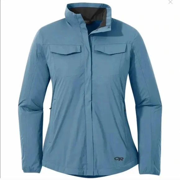 Outdoor Research New Women's Blue Microlight Shirt Jacket Shacket Size Medium