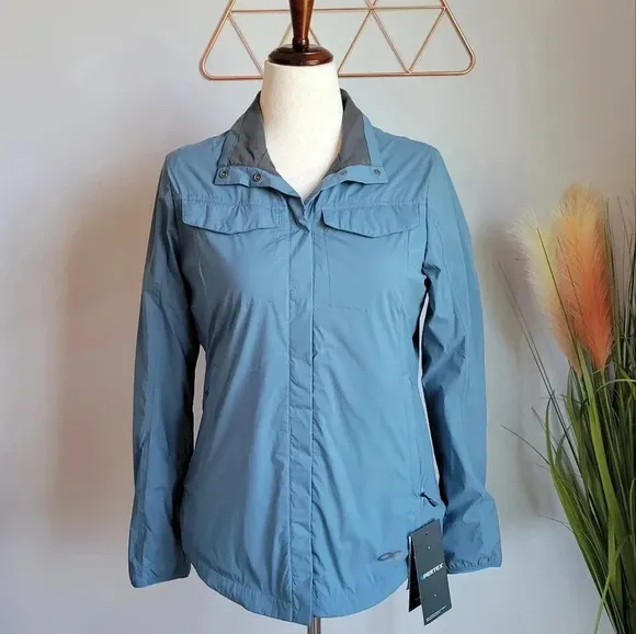 Outdoor Research New Women's Blue Microlight Shirt Jacket Shacket Size Medium