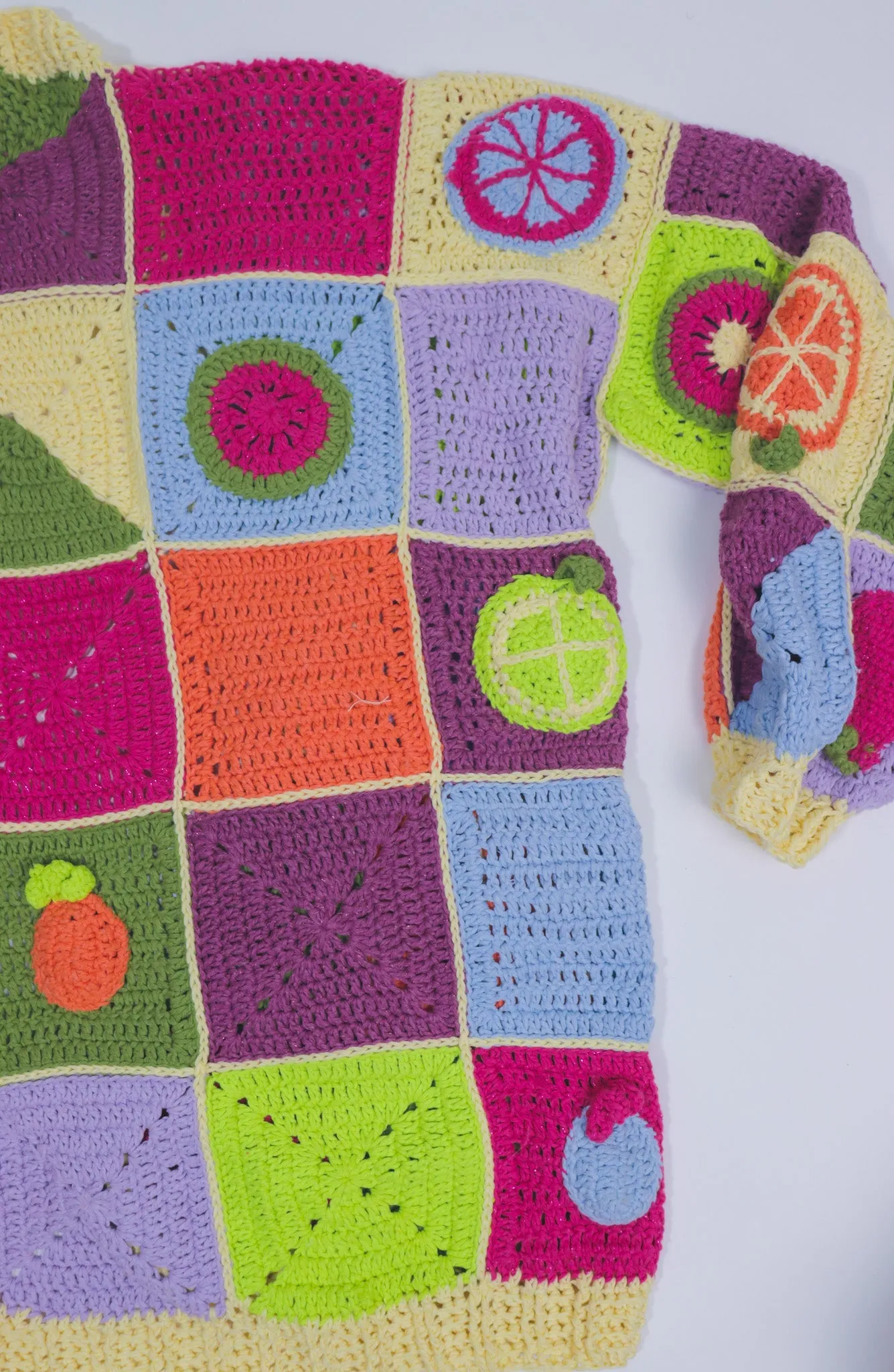 Oversized ‘Fruity Cardi’