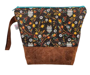 Owls in the Leaves - Project Bag - Medium