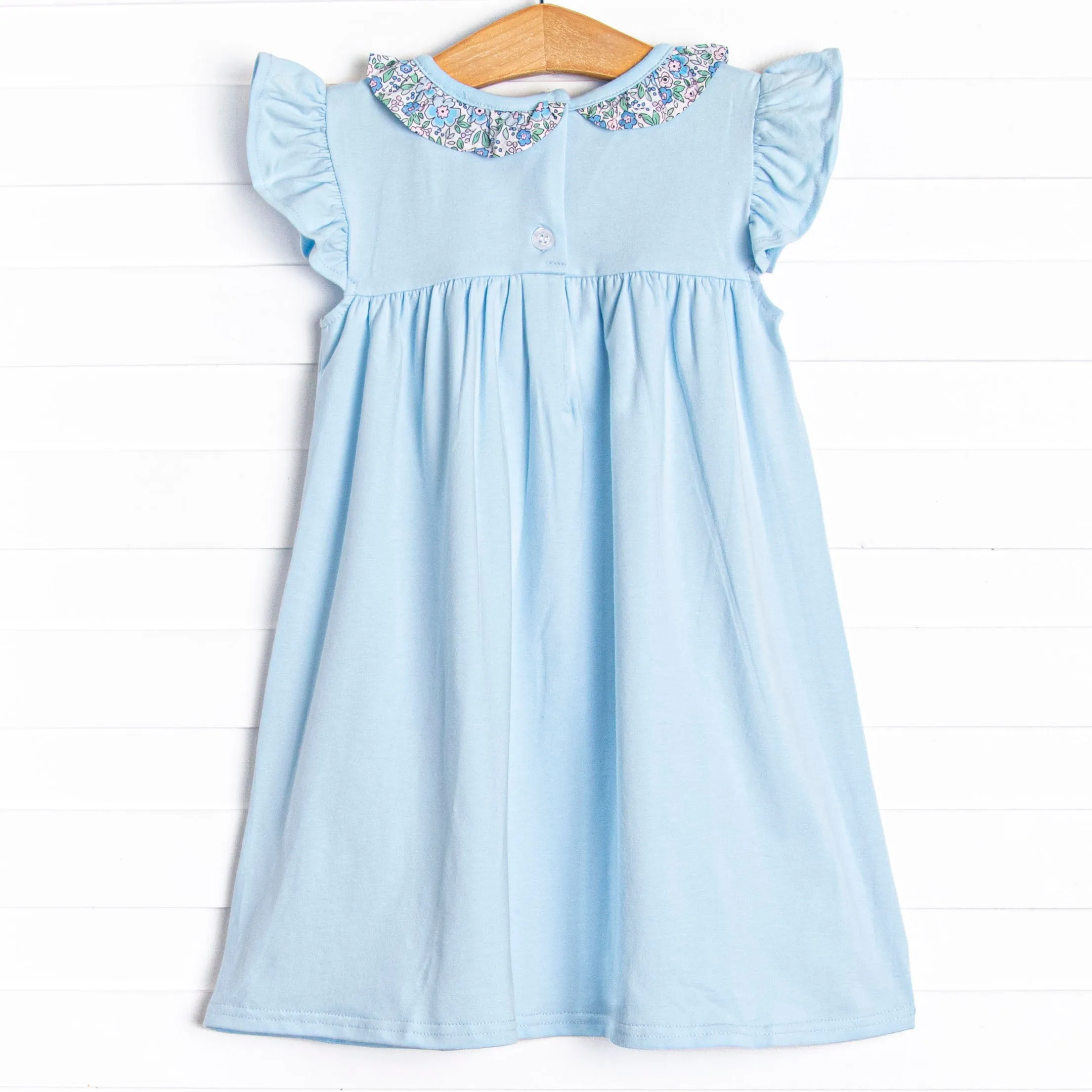 Packed and Prepared Applique Dress, Blue