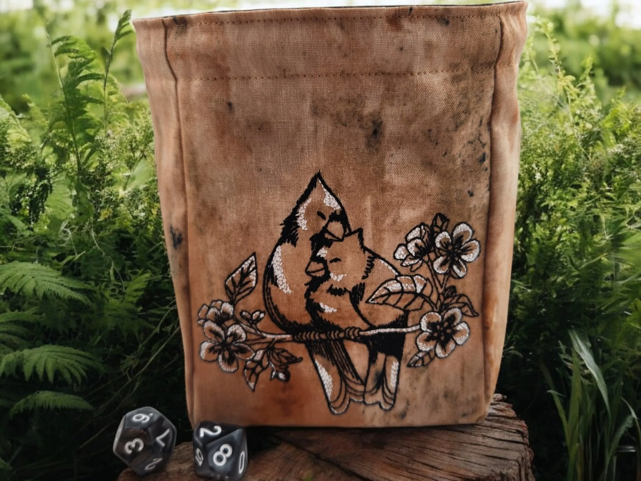 Pair of Cardinals dice bag/ extra large