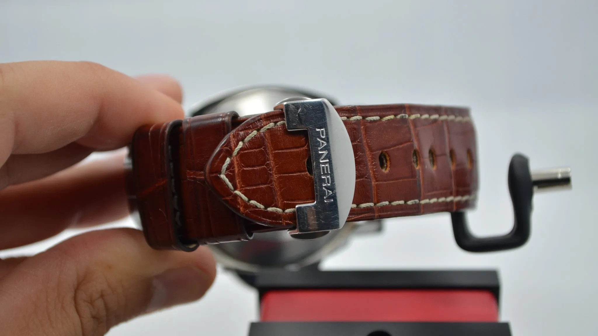 Panerai Luminor GMT PAM 88 Steel Automatic Wristwatch