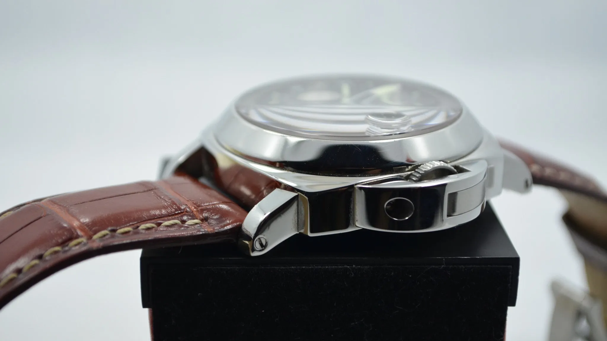 Panerai Luminor GMT PAM 88 Steel Automatic Wristwatch