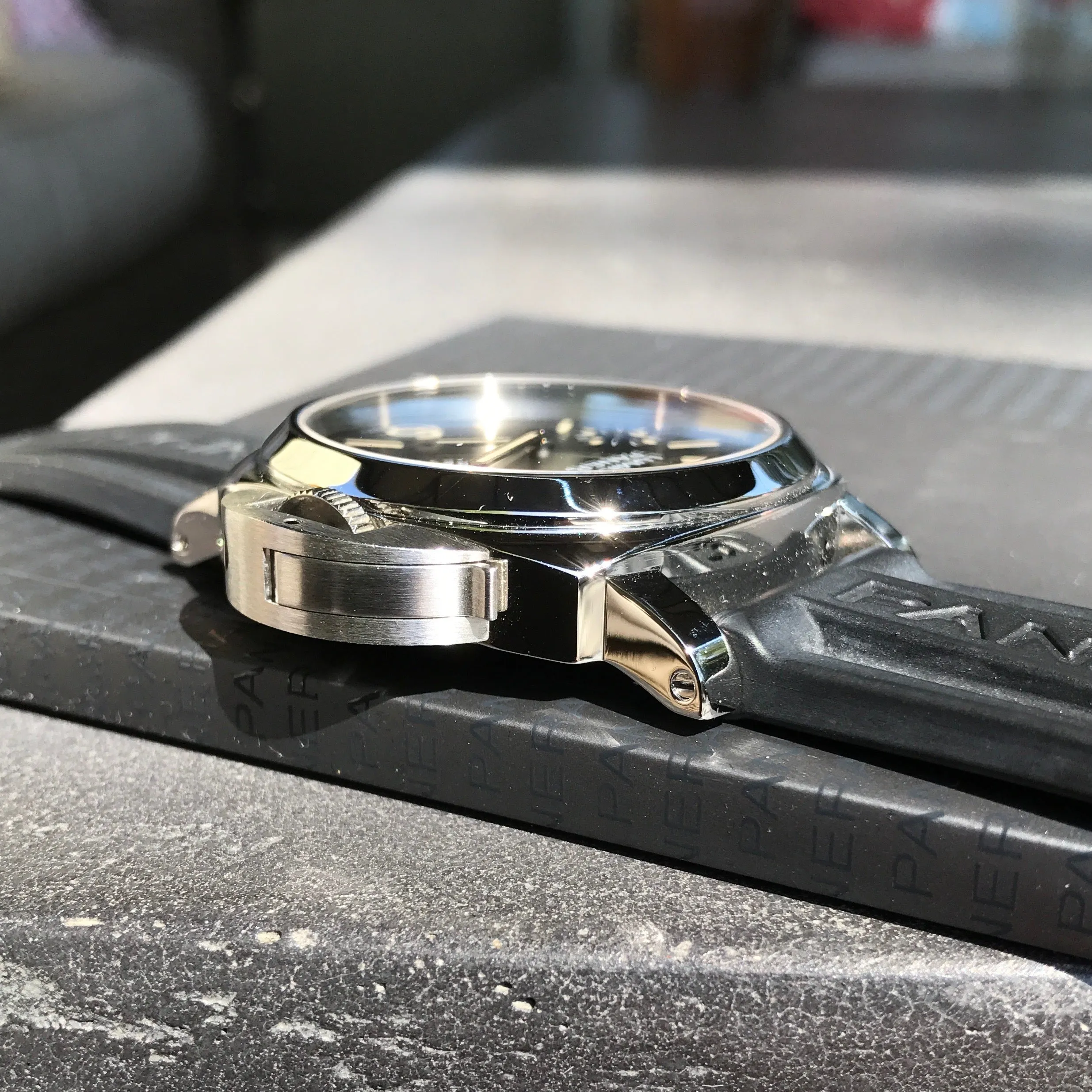 Panerai Luminor PAM 590 8 Days Acciado 44mm Manual Wind Caliber P5000 Wristwatch