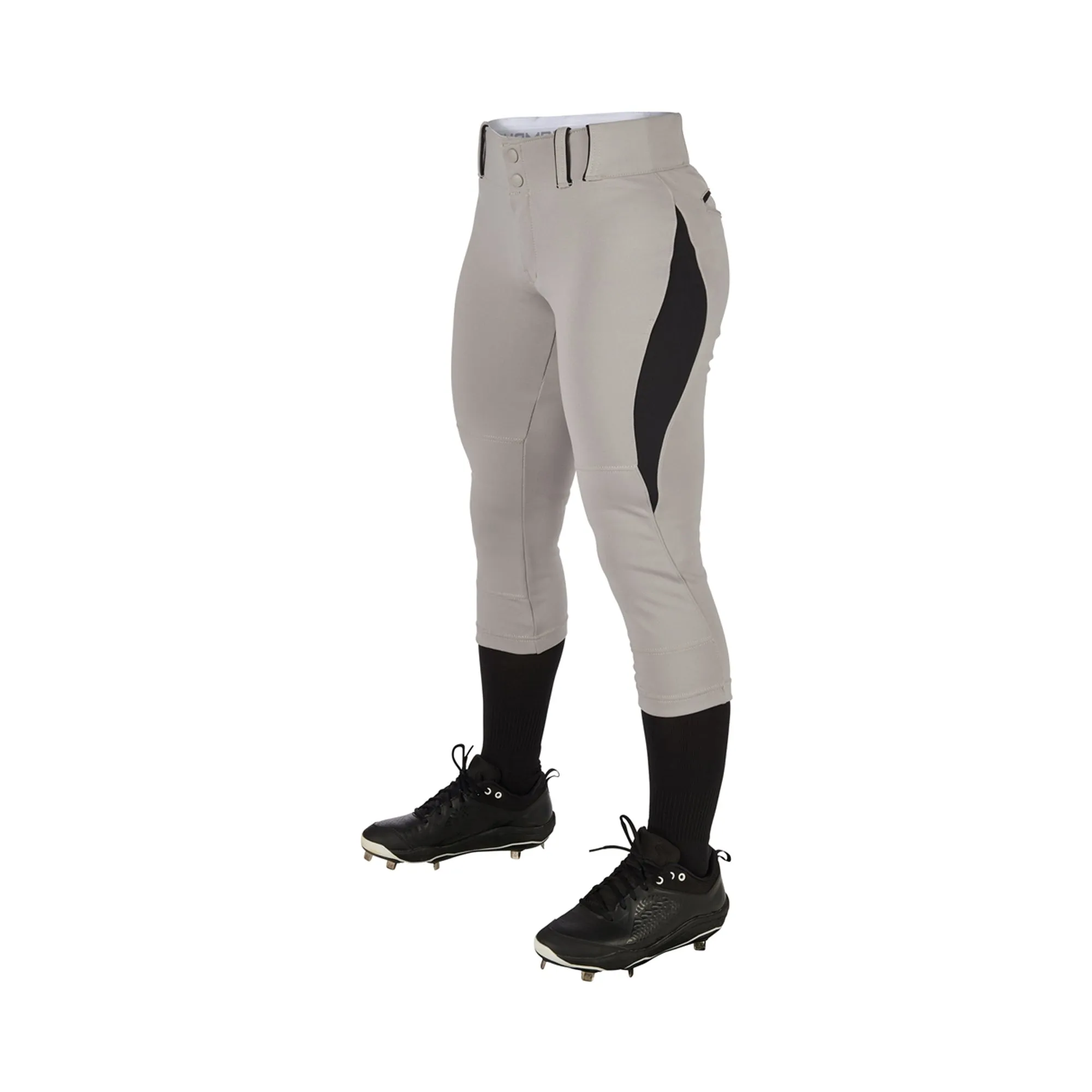 Pantalon Softbol Champro Surge Traditional BP28 Gris Negro Dama