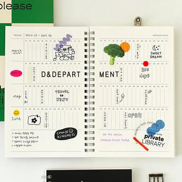 Paperian Do Not Disturb 100 Day Planner