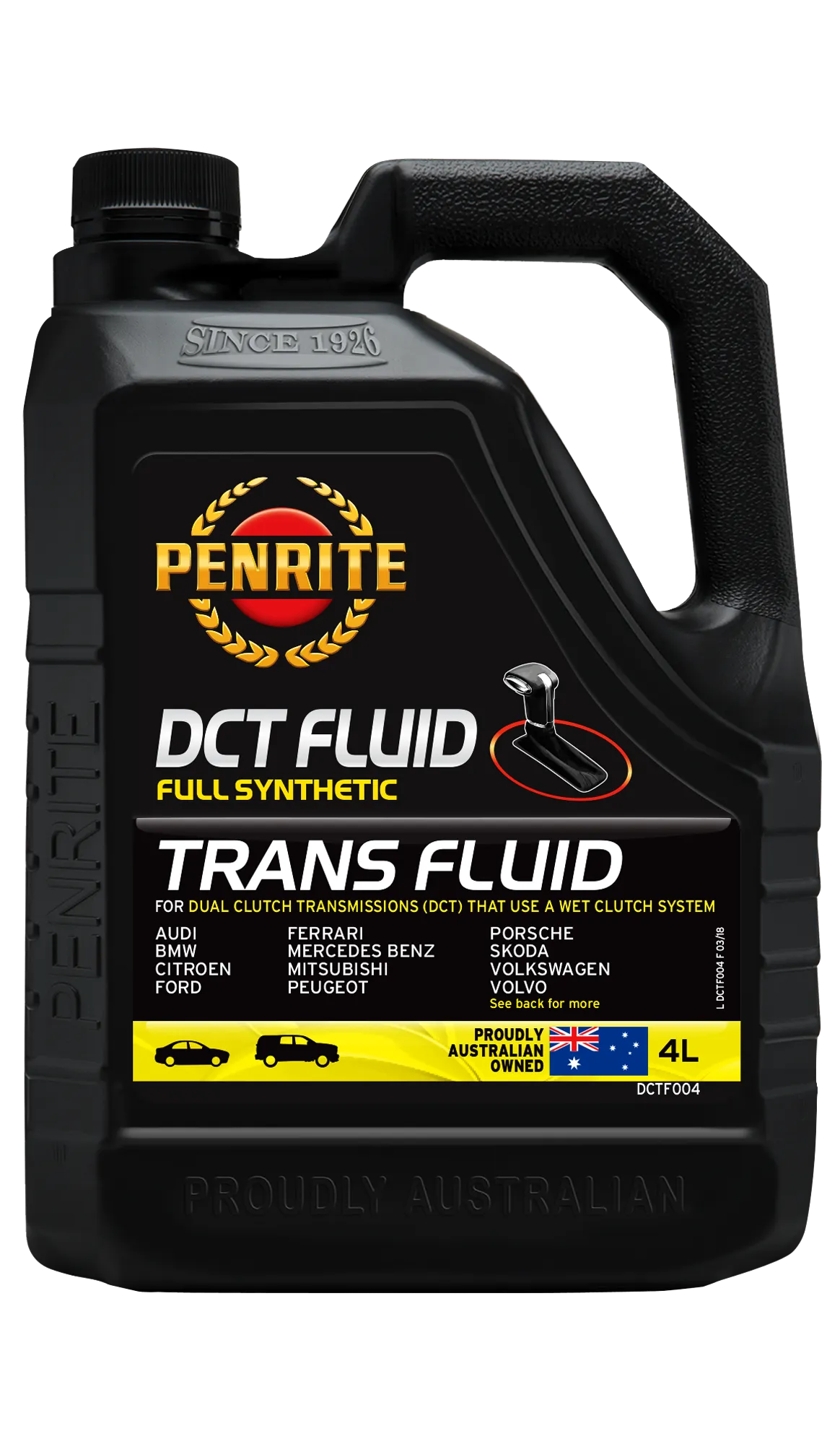 Penrite DCT Transmission Fluid 4 Litre - DCTF004