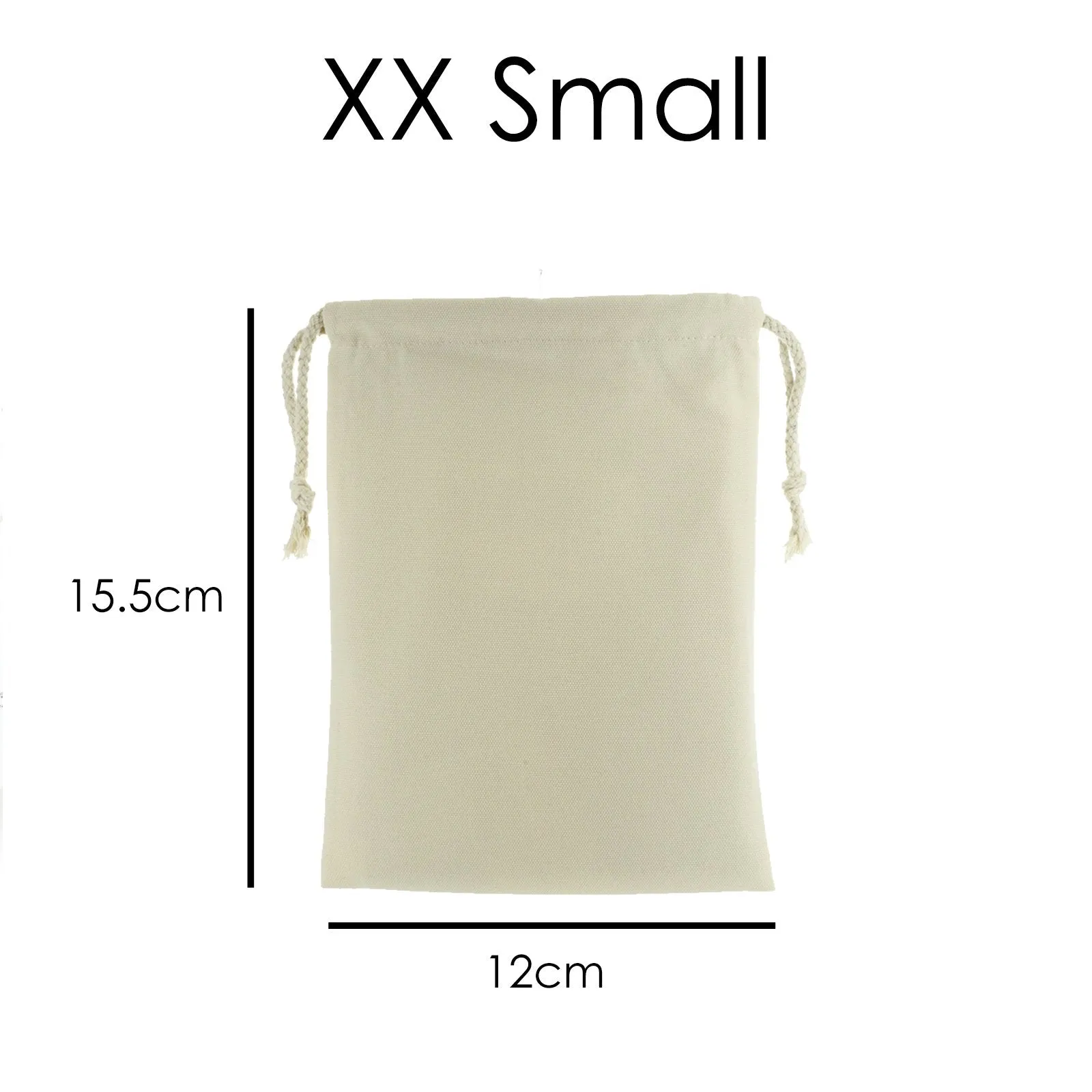 Personalised Canvas Sack with Block Text and Christmas Characters and Houses