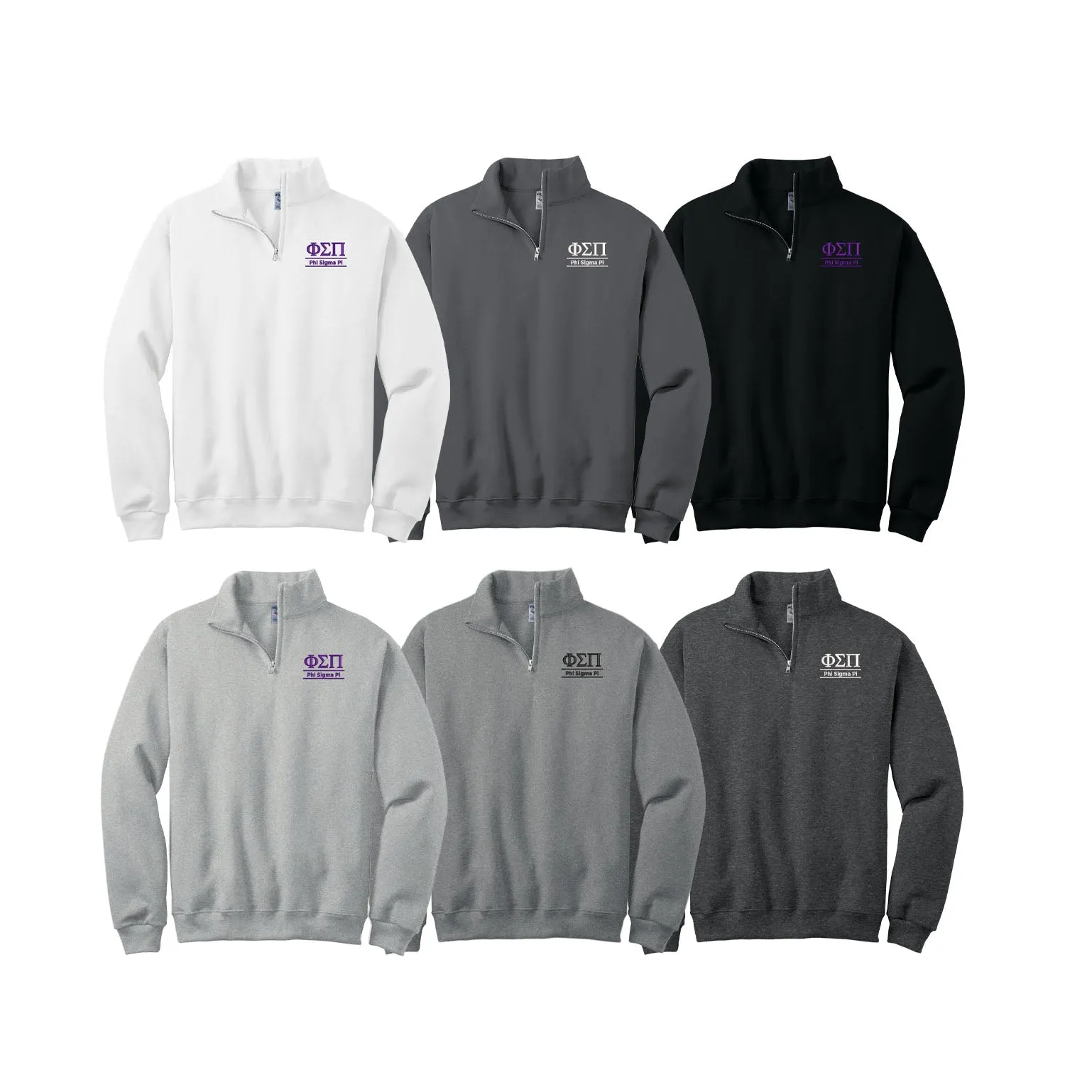 Phi Sigma Pi Quarter Zip Sweatshirt