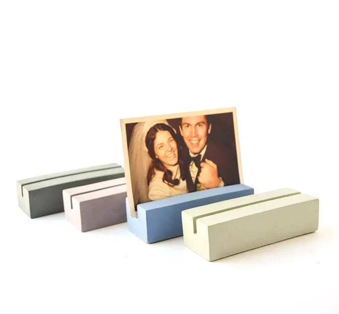 Photo Stand - Place Card Holder - Menu Holder - Concrete - Wedding Table Number - Modern Decor - Picture Holder - Minimalist - Office