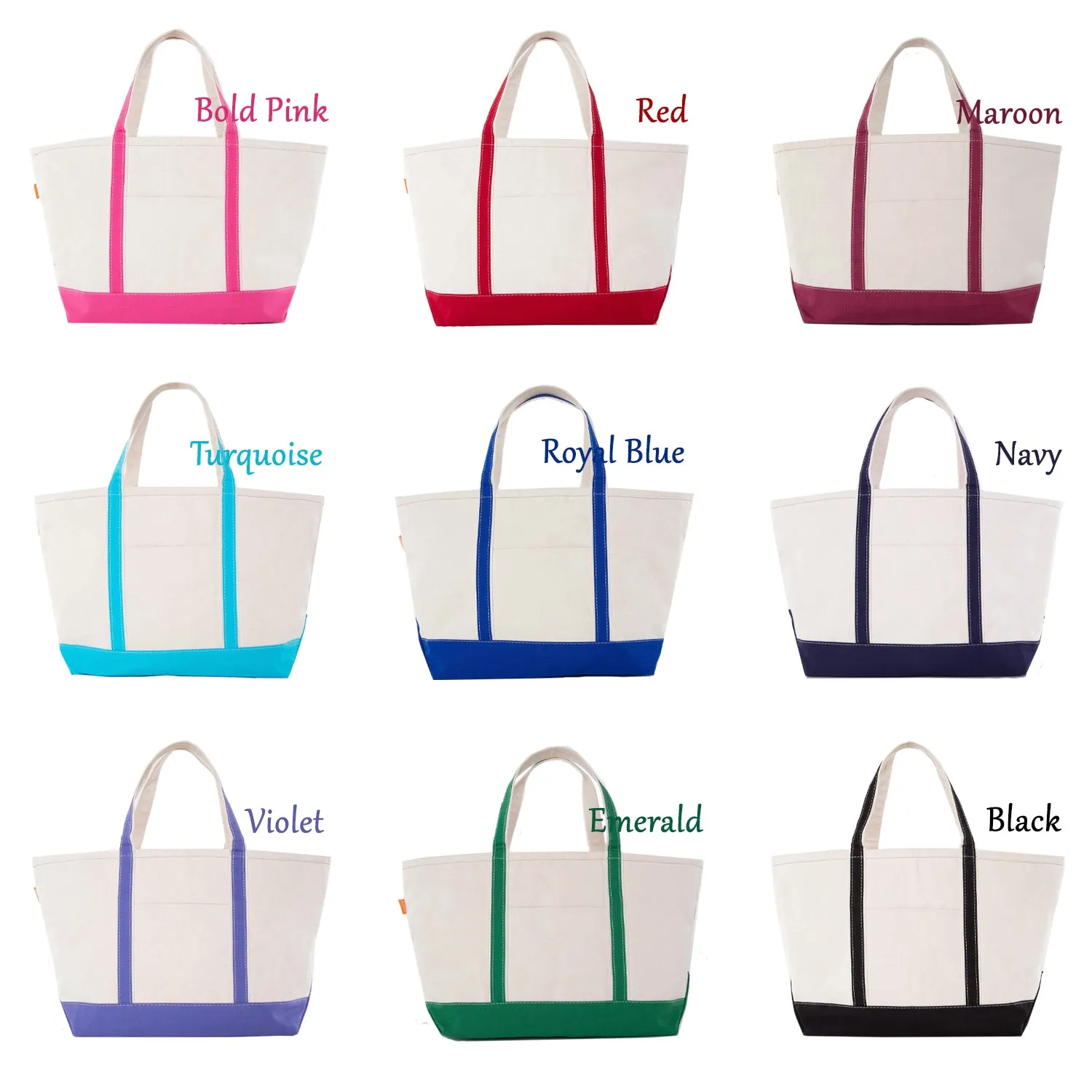 Pi Beta Phi Large Canvas Tote Bag