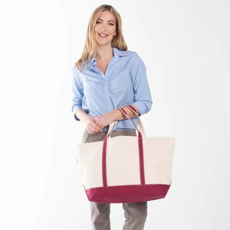 Pi Beta Phi Large Canvas Tote Bag