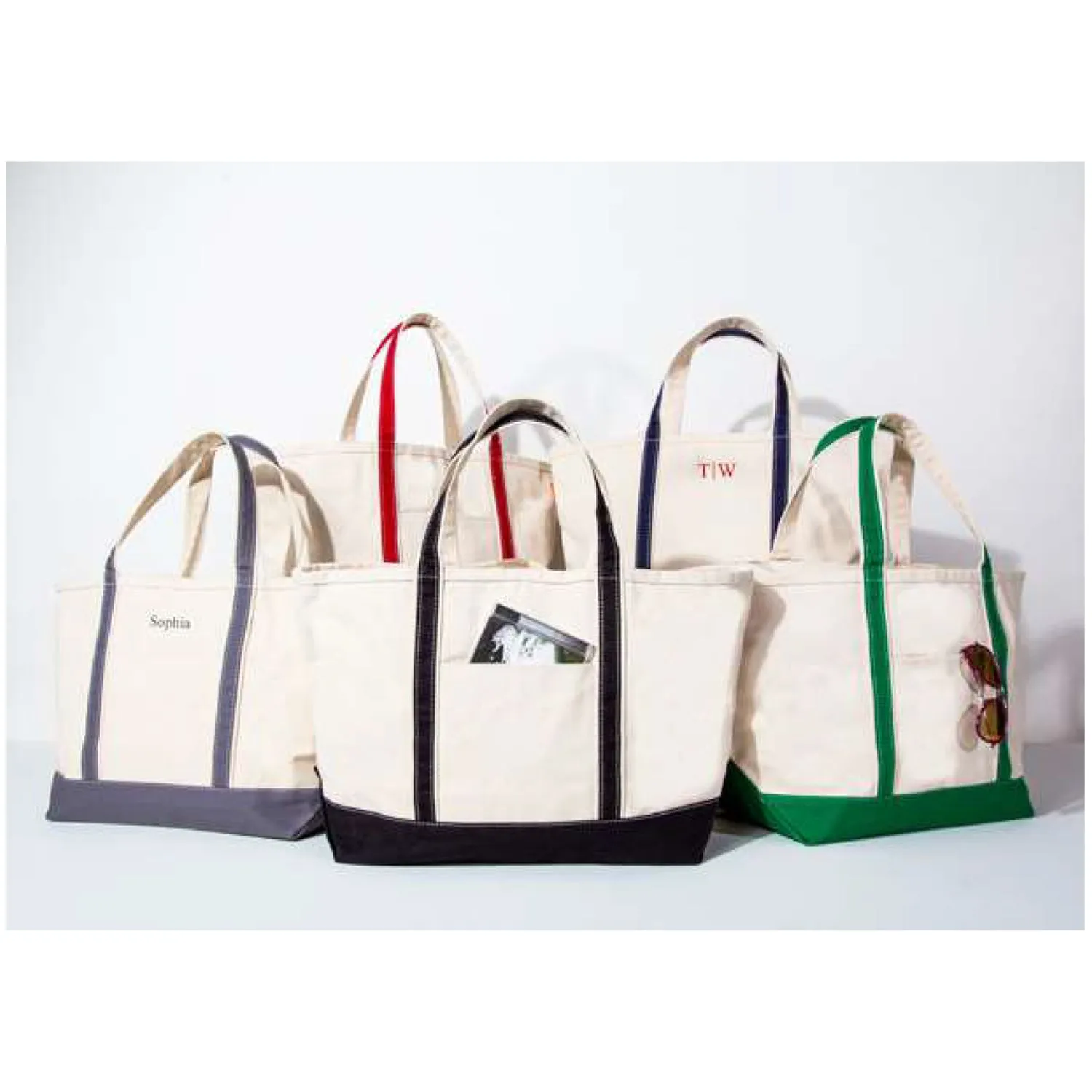 Pi Beta Phi Large Canvas Tote Bag