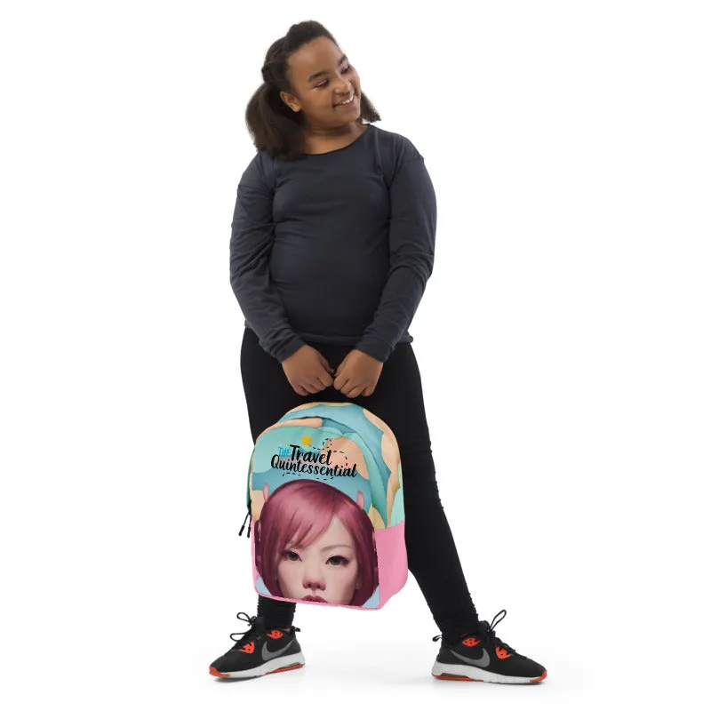 Pink Head TheTravelQuintessential Minimalist Backpack