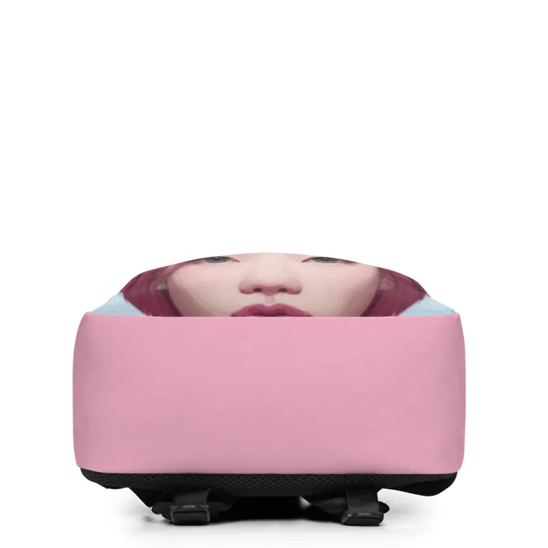Pink Head TheTravelQuintessential Minimalist Backpack