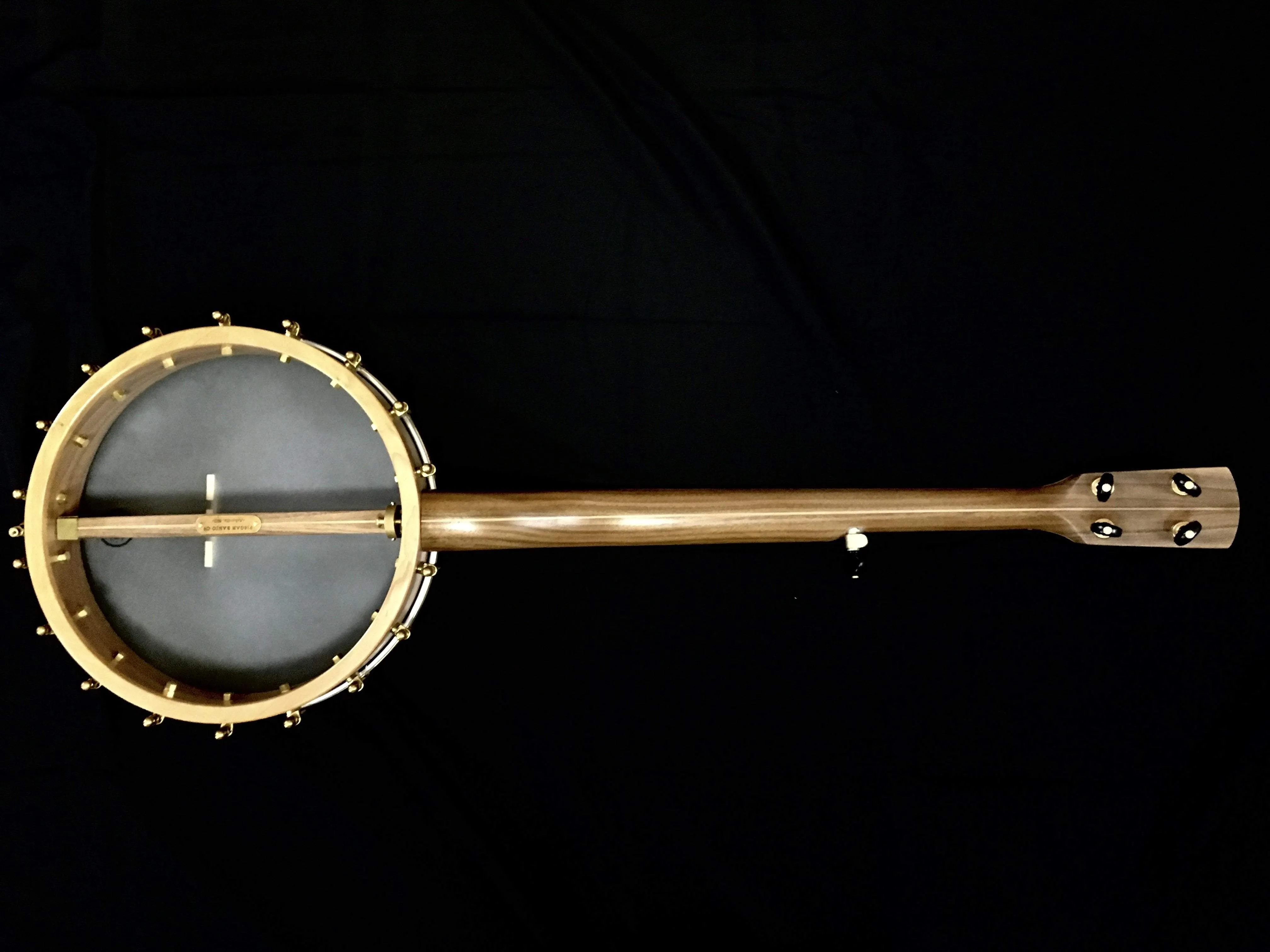 Pisgah Walnut Possum 5-String Banjo with Aged Brass Hardware