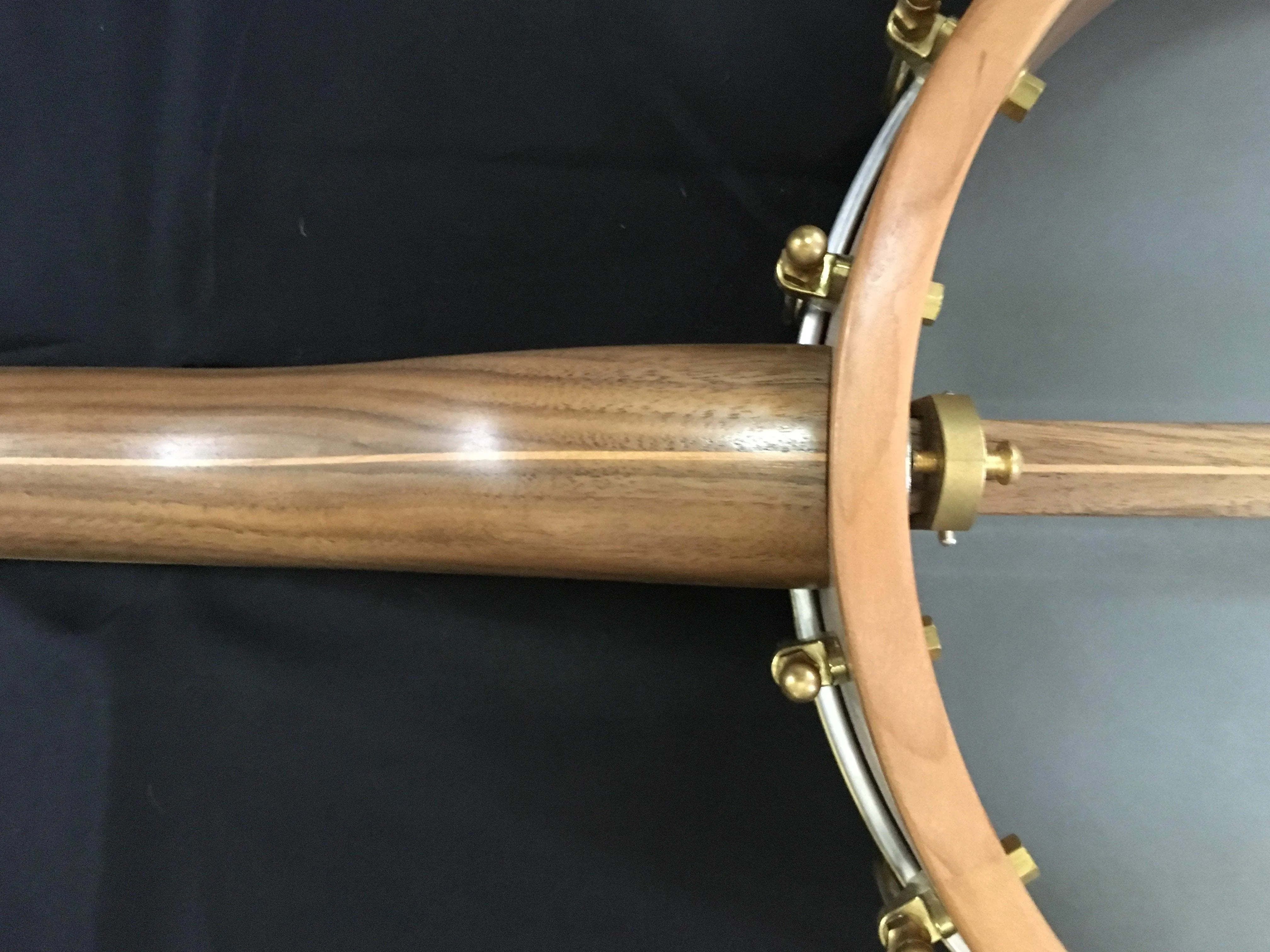Pisgah Walnut Possum 5-String Banjo with Aged Brass Hardware