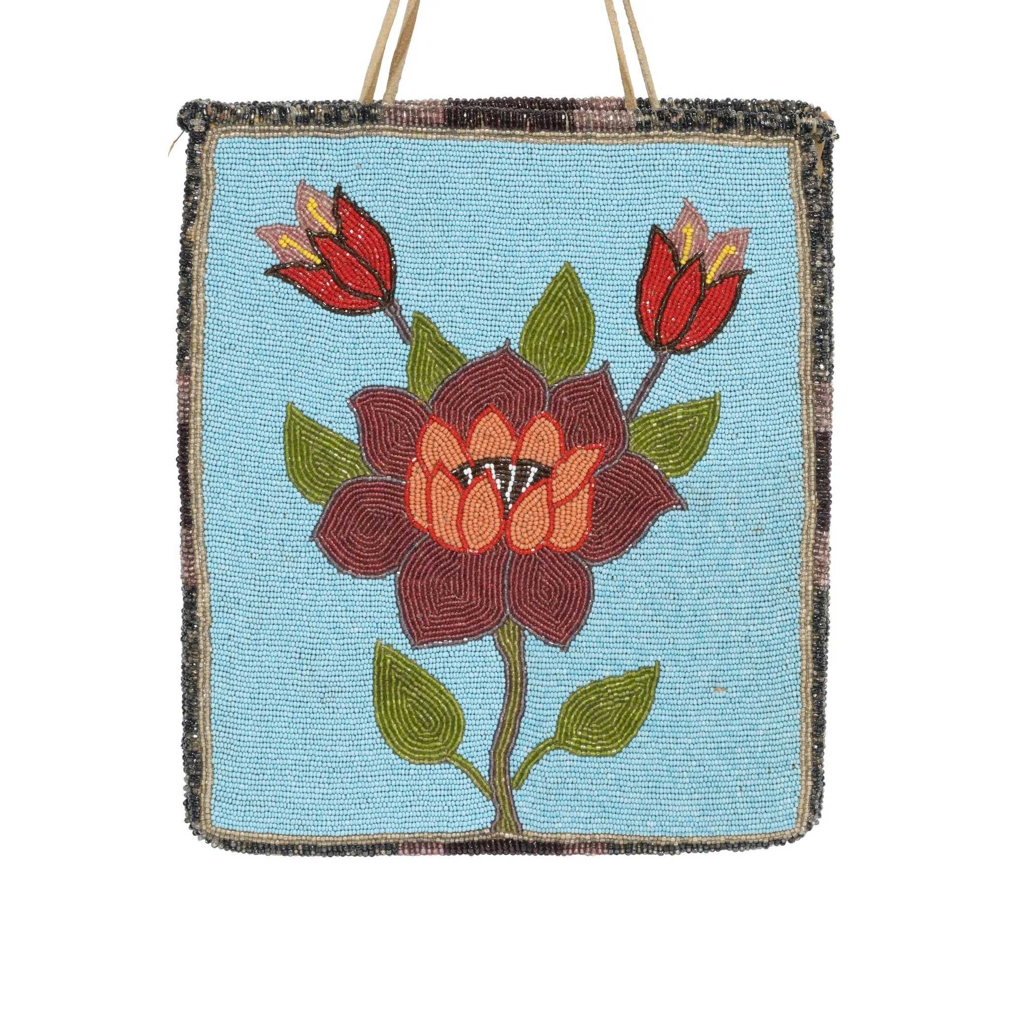 Plateau Beaded Flat Bag