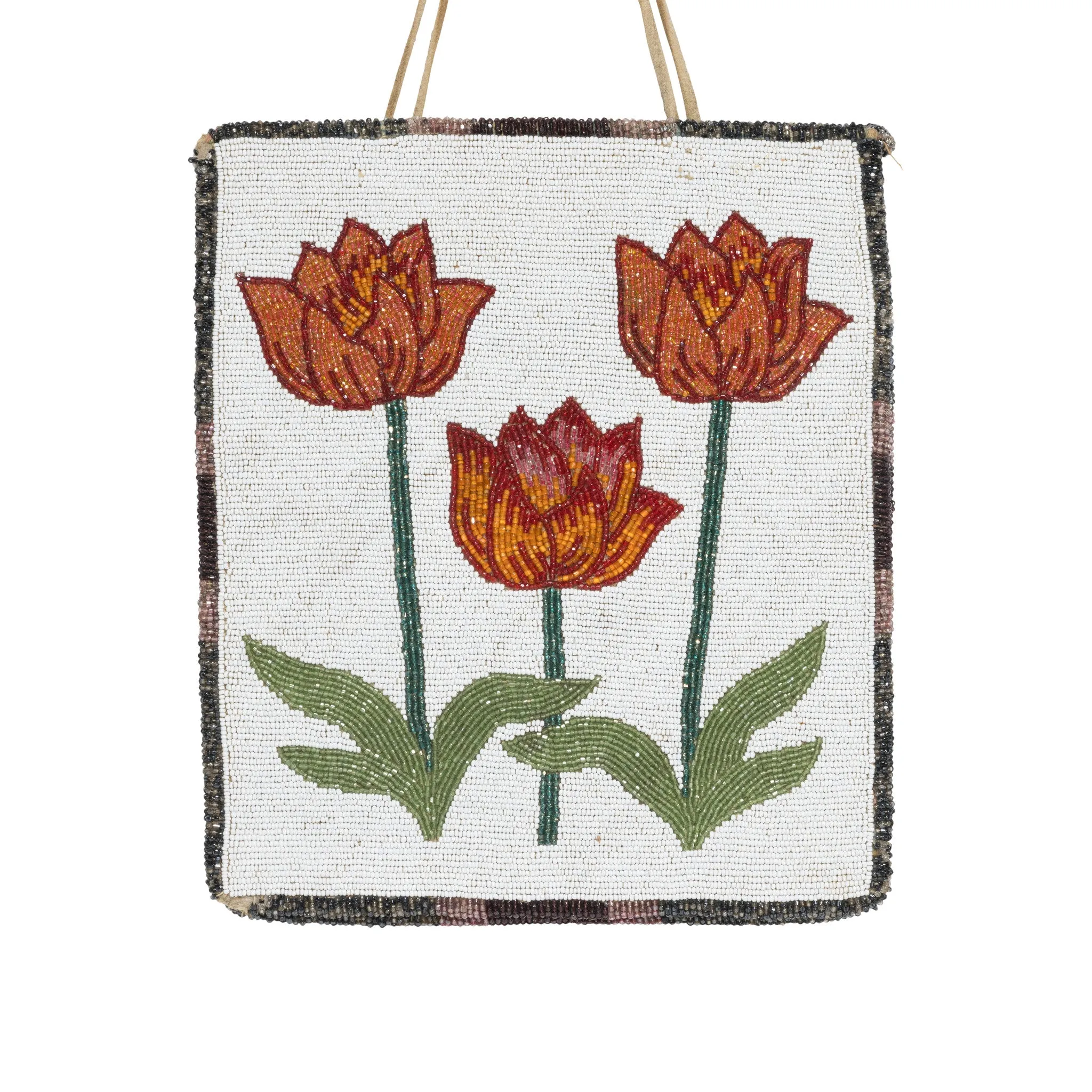 Plateau Beaded Flat Bag