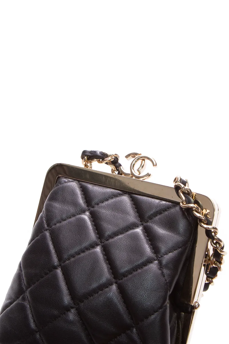 Plexi Quilted CC Clutch