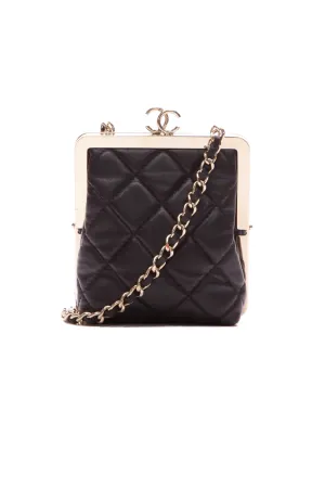 Plexi Quilted CC Clutch